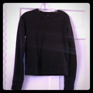 Lululemon black sweatshirt size 2